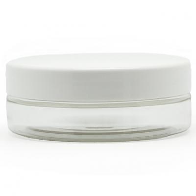 BOCAUX TRANSPARENTS 50 ML COUVERCLE BLANC