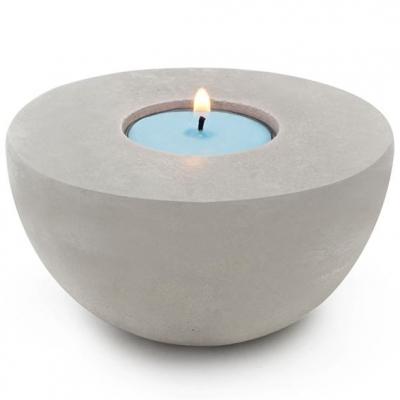 BOUGEOIR EN CIMENT MINIMALISTE