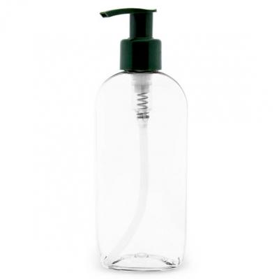 BOUTEILLE OVALE 250 ML AVEC DISTRIBUTEUR POMPE