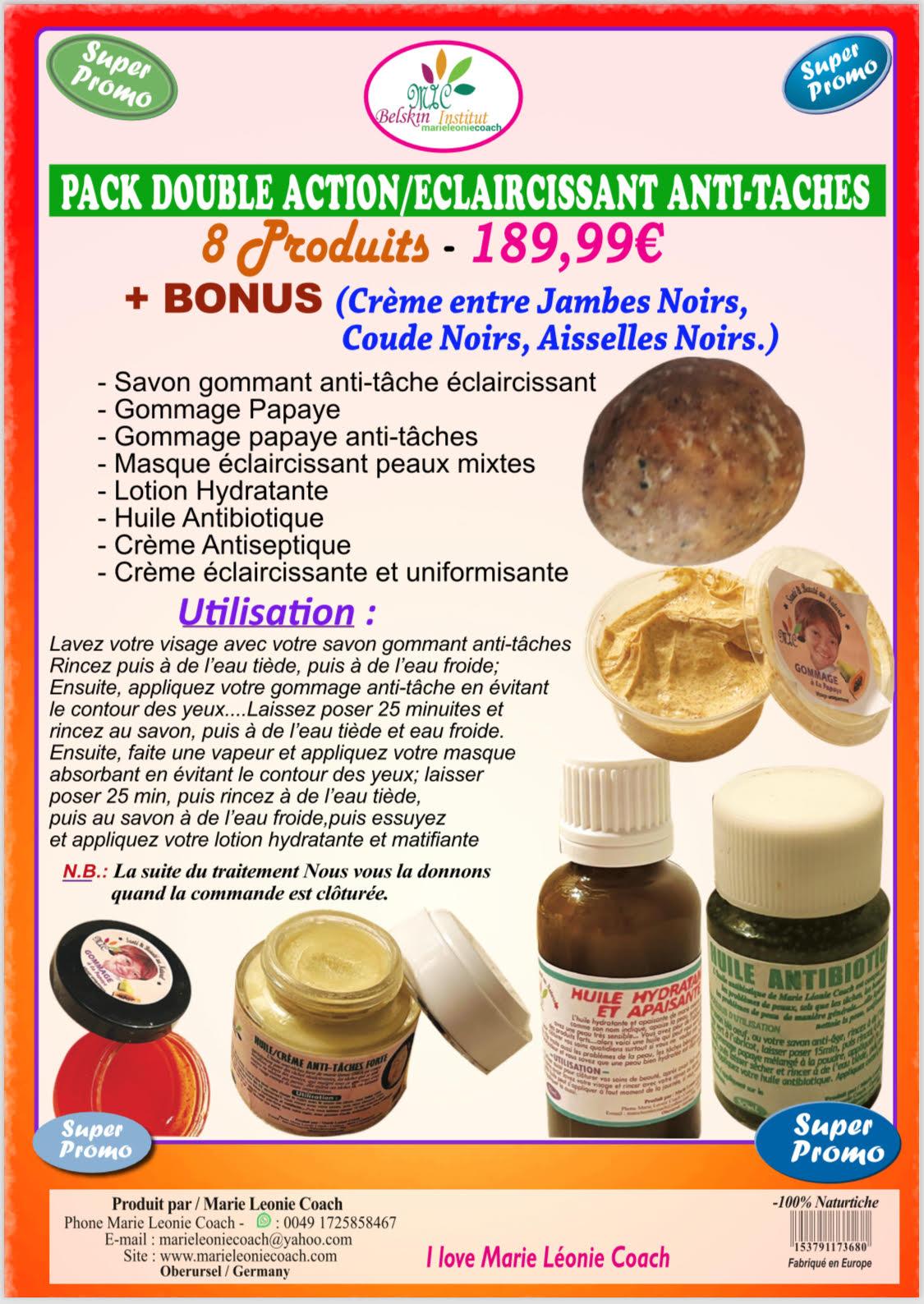 Pack Double Action / Éclaircissant Anti-Tâches