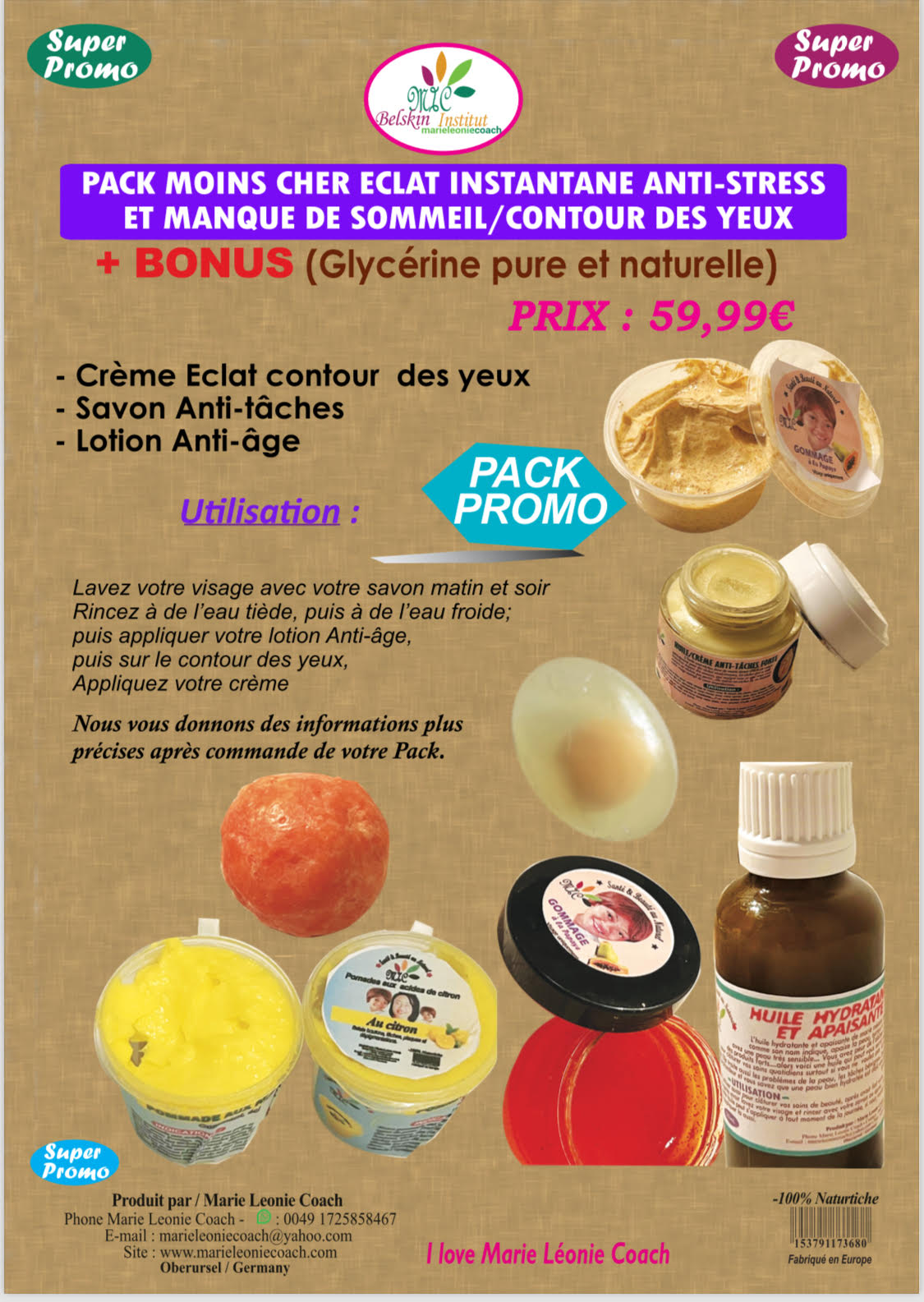 Pack Moins Cher Éclat Instantané anti-stress et manque de sommeil / contour des yeux