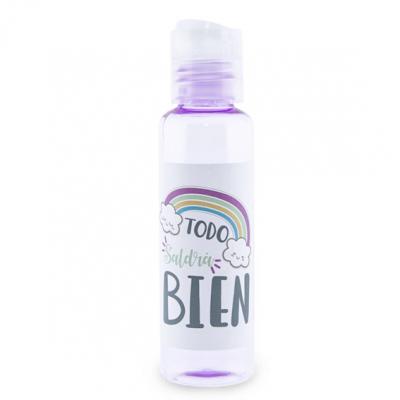 FLACON ROSE 60 ML GEL DÉSINFECTANT BOUCHON DIS-TOP