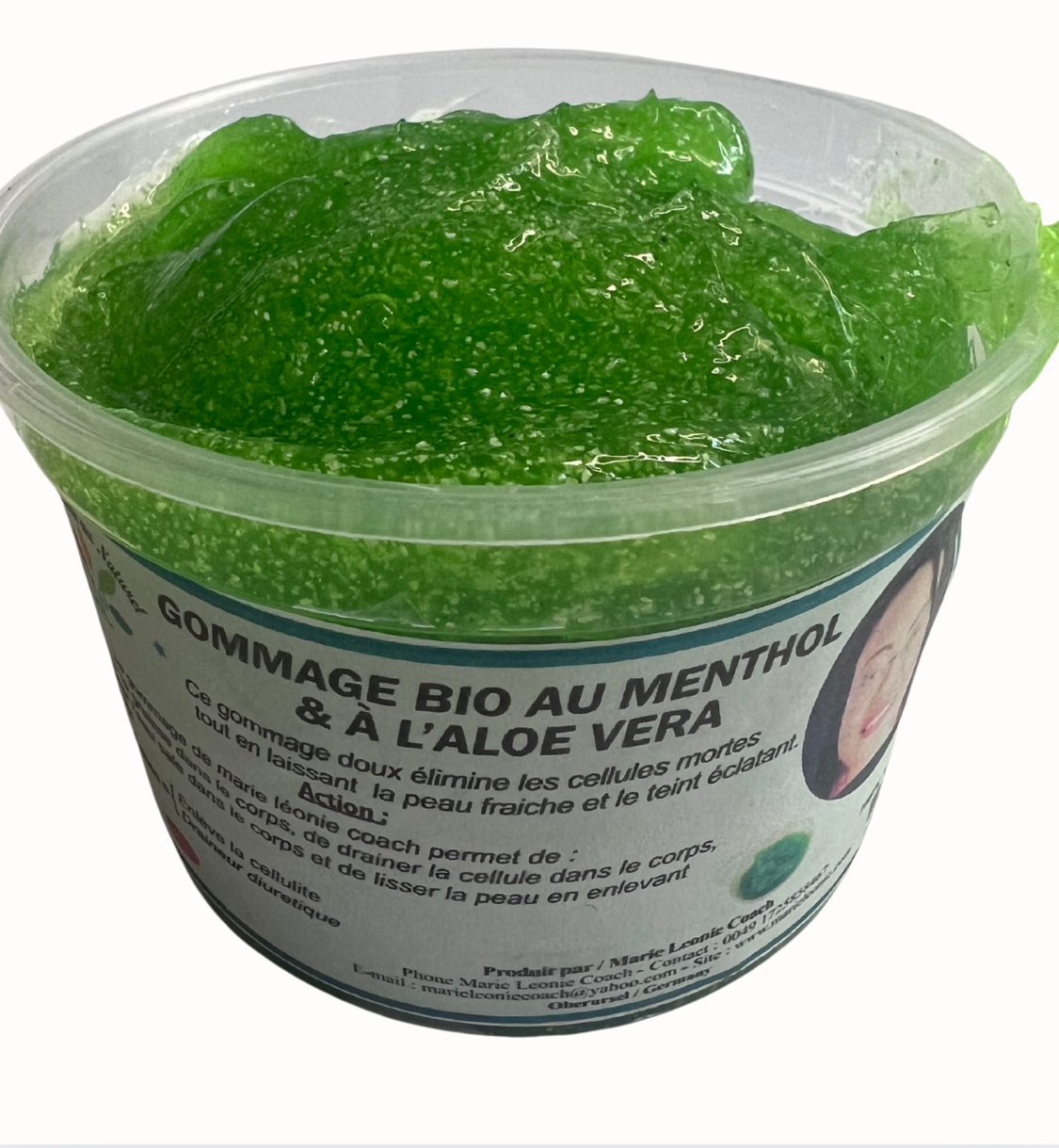 Gommage Bio au Menthol et à l’Aloe Vera