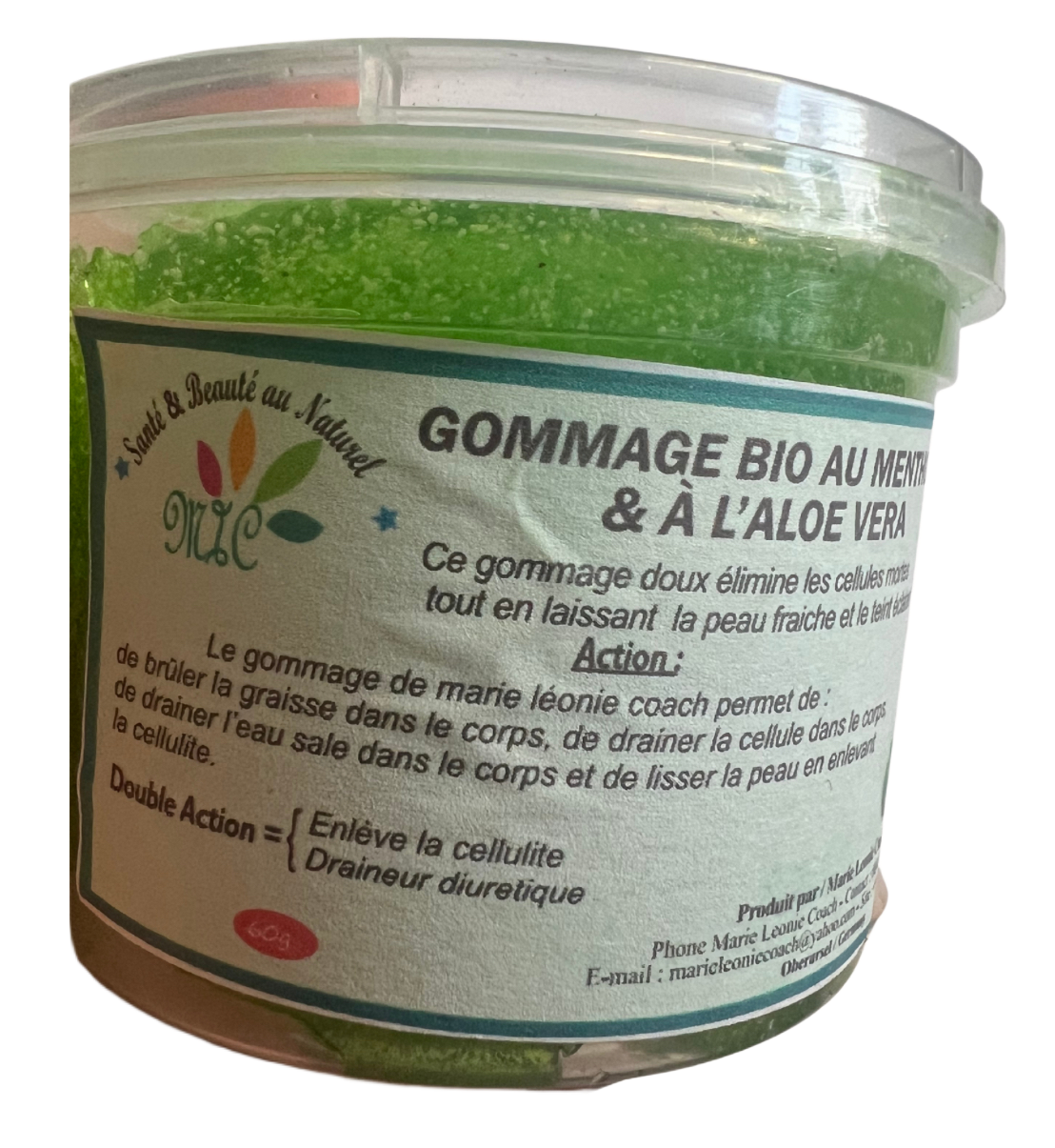 Miniature Gommage Bio au Menthol et à l'Aloe Vera 3