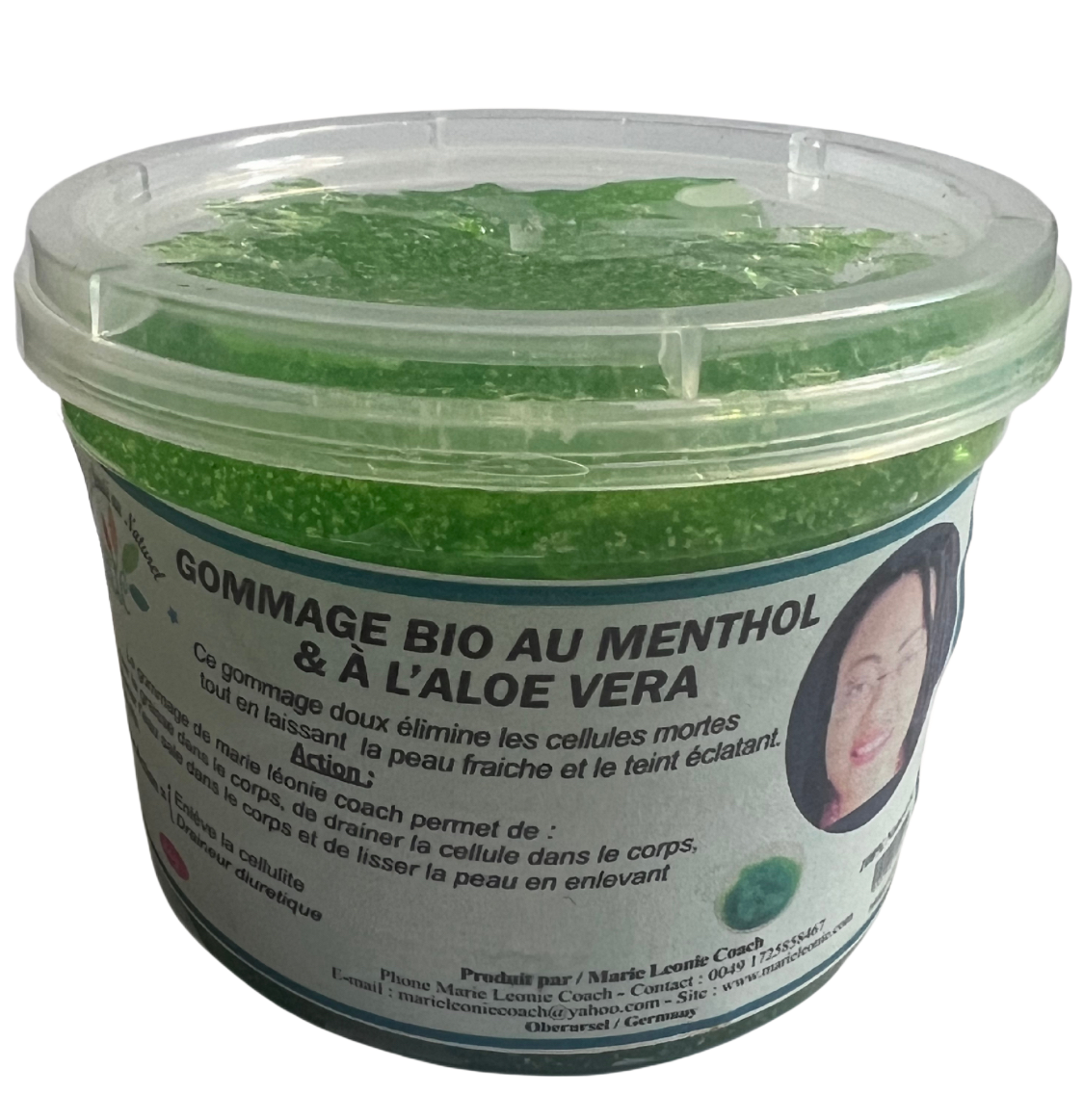 Gommage Bio au Menthol et à l'Aloe Vera