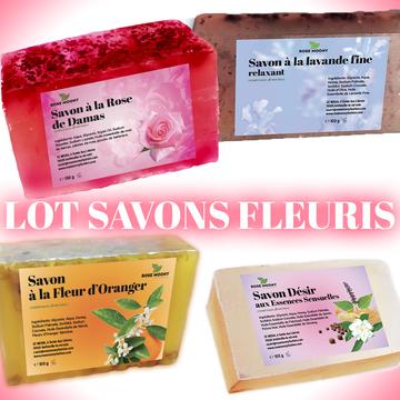 LOT PROMO SAVONS FLEURIS - SOLDES ☀️