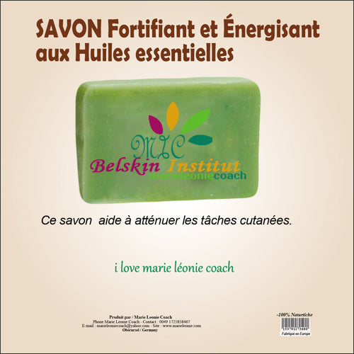 Savon Fortifiant et énergisant aux huiles essentielles