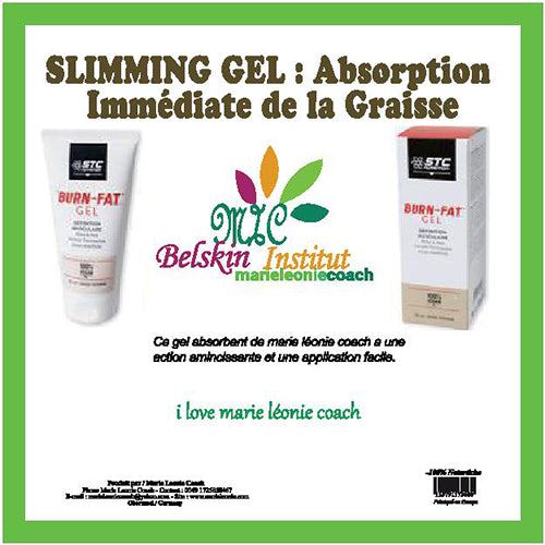 SLIMMING GEL- Absorption Immédiate de la Graisse
